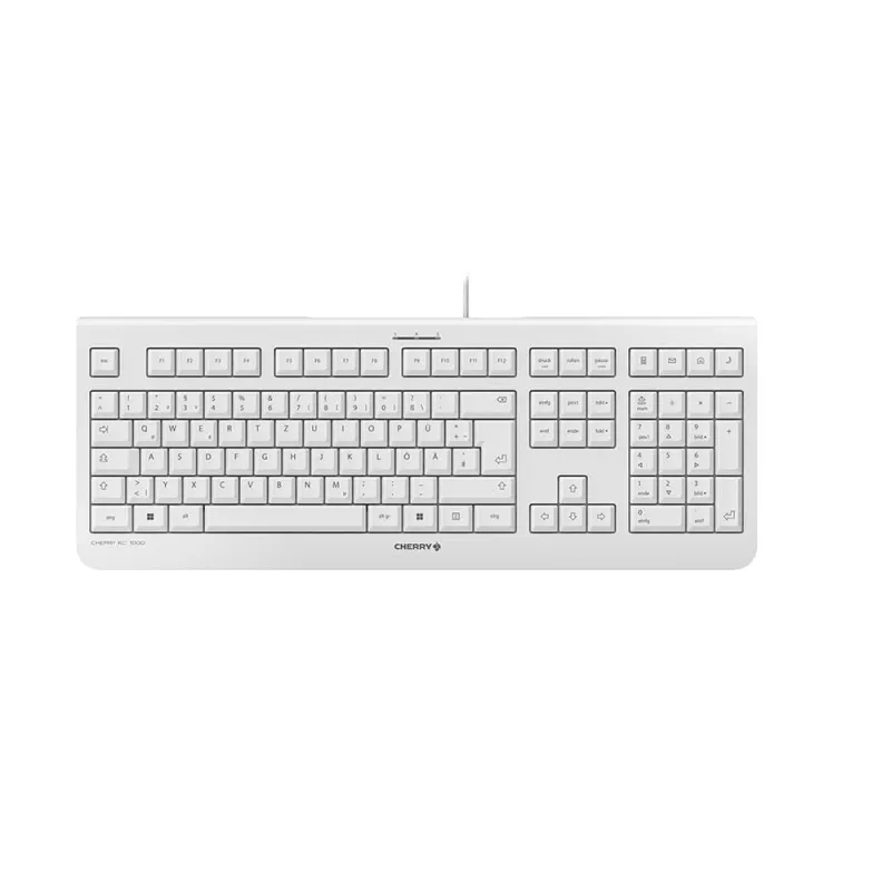CHERRY KC 1000 keyboard Office USB QWERTZ German Grey