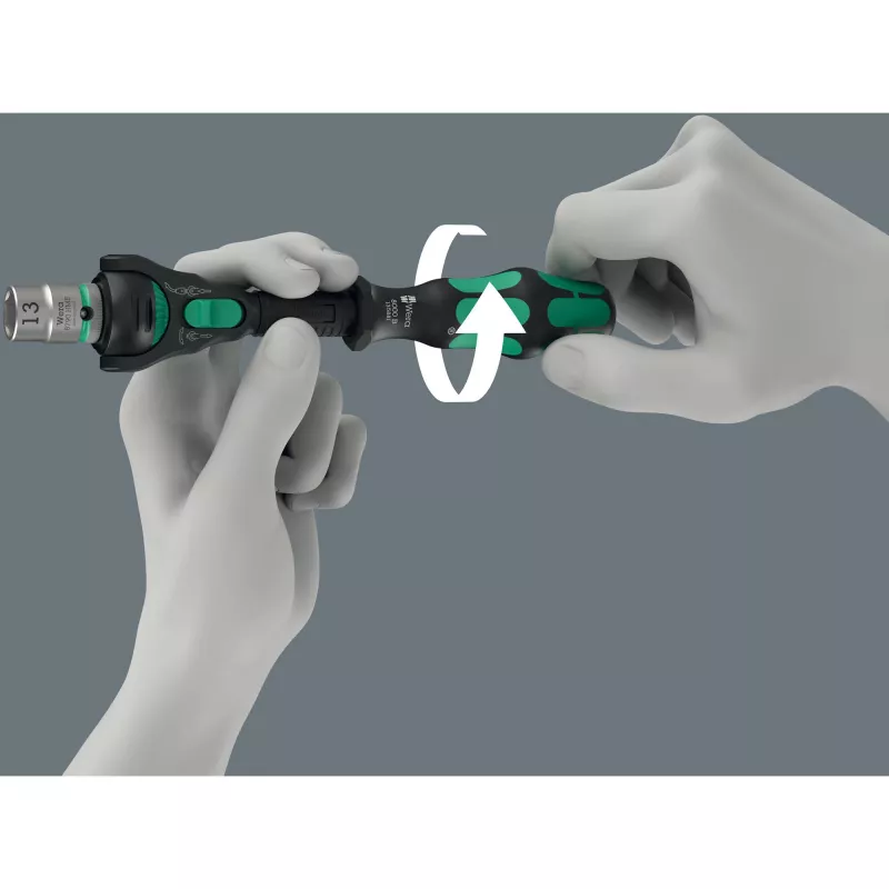 Wrench Wera 05135881001 ratchet 1 pc Black Green