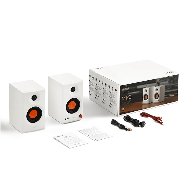 Edifier | Powered Studio Monitor Speakers | MR3 | 18W x 2 W | Bluetooth | White | ≥ 85 dB | Wireless connection