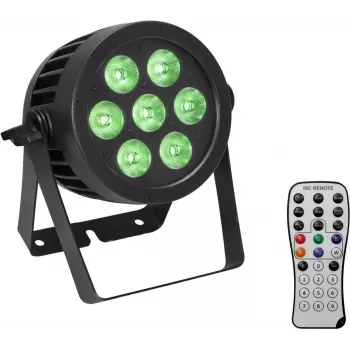LED PAR Light EUROLITE 7x9W IP Rated — 7 x 9W LEDs, IP-rated housing