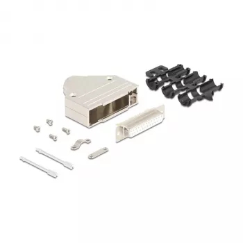 DeLOCK 67135 wire connector D-Sub 25-pin Silver Female