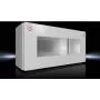 Electrical enclosure Rittal 1610.000 — polycarbonate cover, steel base, IP65, 400×155×200 mm