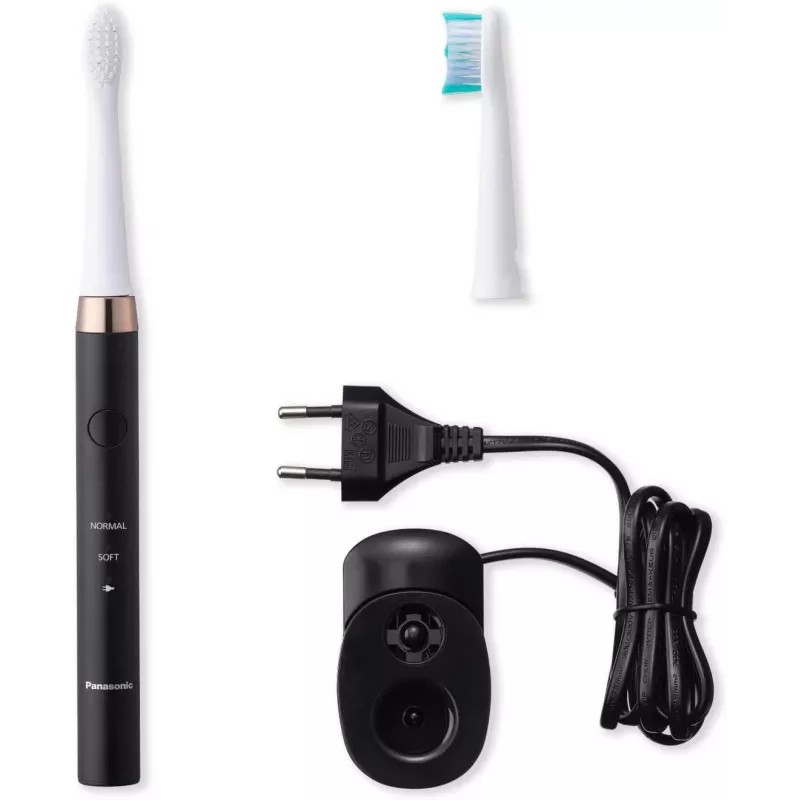 Electric toothbrush Panasonic EW-DM81-K503 with sonic technology, 2 brush heads, 2 modes, rechargeable