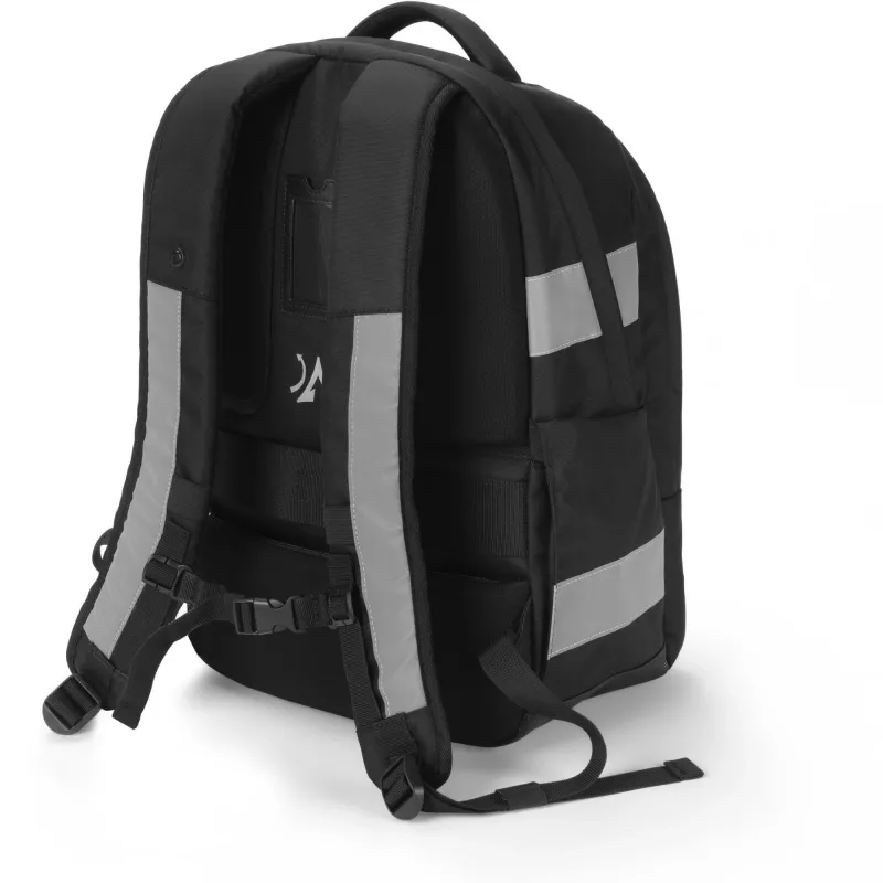 DICOTA Hi-Vis V2 Backpack Rucksack Black 320x220x455mm PET TPU