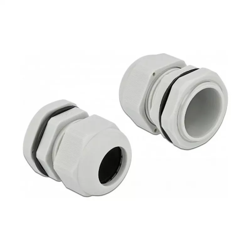 Cable Gland DeLOCK 60225 Grey Plastic 10 pcs