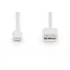 DIGITUS - Lightning-Cable - Lightning (M) to USB (M) - 1,0m - Double Insulation - White - Moulded - for Apple iPad/iPhone/iPod (Lightning) (DB-600106-010-W)