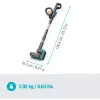 battery multi-cleaner AquaBrush Patio 18V P4A solo, hard-floor cleaner Grey/turquoise, without Battery and Charger, POWER FOR ALL ALLIANCE