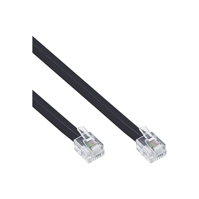 InLine Modular Cable RJ12 male / male 6P6C 20m
