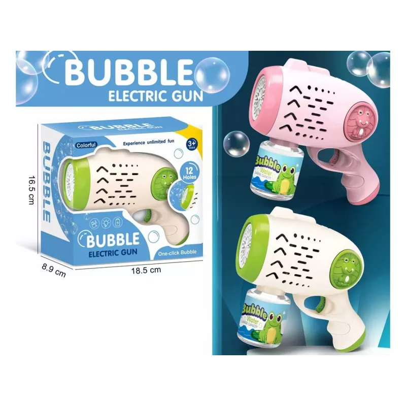 Soap bubble gun Madej 010327 — battery-operated toy for creating bubbles