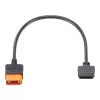 Power cable for DJI cameras and batteries CP.DY.00000045.02, 0.4 m, compatible with Mavic 3, Air 3, Power 500/1000, black/orange