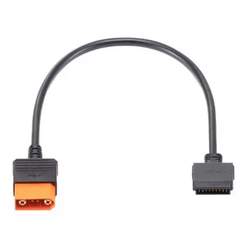 Power cable for DJI cameras and batteries CP.DY.00000045.02, 0.4 m, compatible with Mavic 3, Air 3, Power 500/1000, black/orange