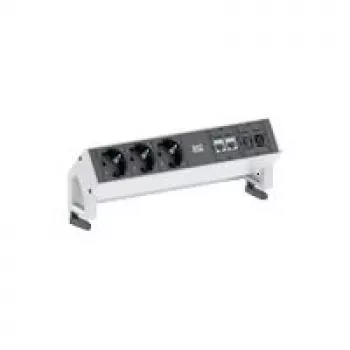 Power Extension Bachmann 902.302 1.5m 3 AC Outlets White
