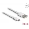 USB Charging Cable DeLOCK 87866 for iPhone iPad iPod 30 cm