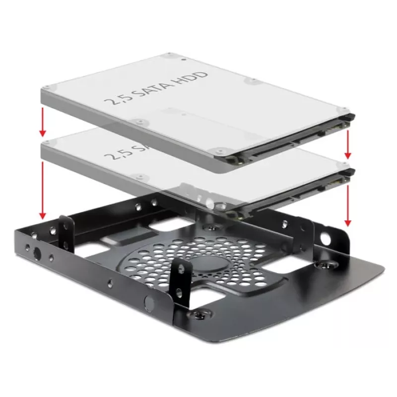 Mounting Kit DeLOCK 18198 Black
