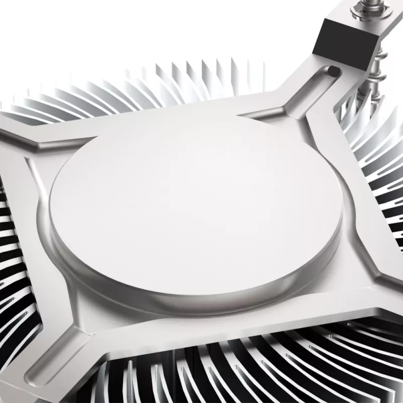 Akasa AK-CC6607EP01 Low Profile CPU Cooler - Socket LGA 1700, 64,5 mm Height (AK-CC6607EP01)