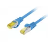 Patch cord Fluke PCF6A-10CU-0025-B RJ45 Cat.6a 0.25m Blue