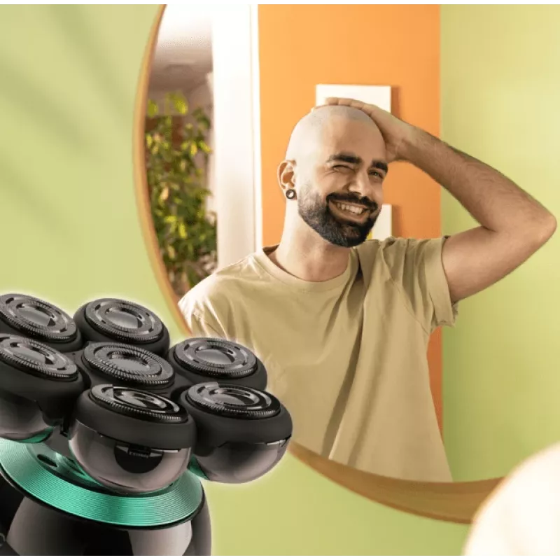 Precision Trimmer Cecotec Bamba PrecisionCare Skull Black Beard Face