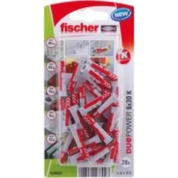 Fischer DuoPower 6 x 30 K NV Wall Plug 30 mm 534993 1 Set (534993)