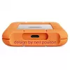 External Hard Drive LaCie STND1000400 1TB USB Type-C 3.2 Gen 1 Grey Orange