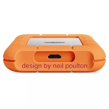 External Hard Drive LaCie STND1000400 1TB USB Type-C 3.2 Gen 1 Grey Orange
