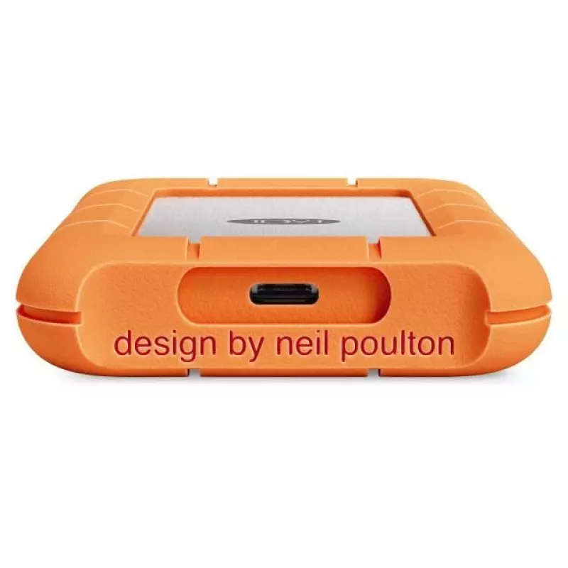 External Hard Drive LaCie STND1000400 1TB USB Type-C 3.2 Gen 1 Grey Orange
