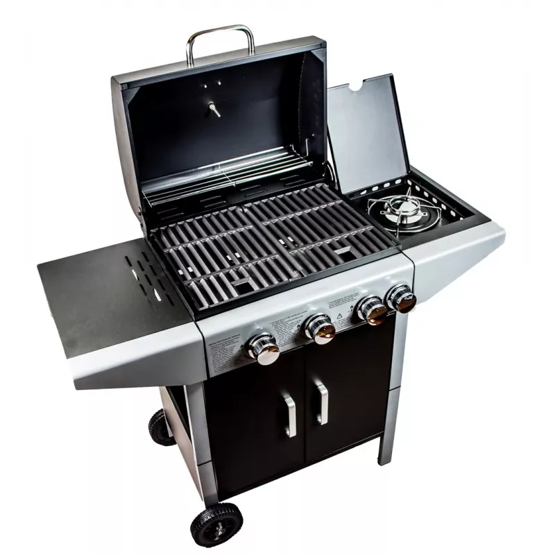 Gas grill Ravanson GO-3 — compact gas barbecue grill, model GO-3