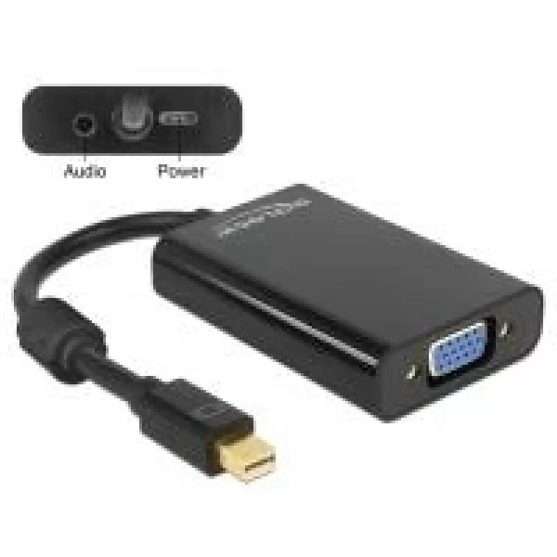 Video Cable Adapter DeLOCK 65598 Mini DisplayPort to VGA 3.5mm