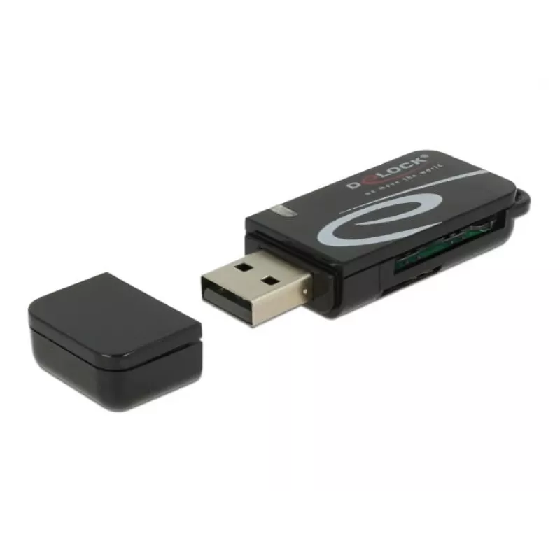 Card Reader DeLOCK Mini USB 2.0 with SD and Micro SD Slot
