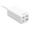 MediaRange MRMA124 mobile device charger 100W AC, 3x USB-C, 100–240V input, 1.5 m cable, White