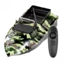 Bait boat Flytec V050 with 12000mAh battery, camo green — radio-controlled baiting vessel