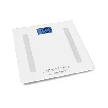 Esperanza EBS016W personal scale Square White Electronic personal scale