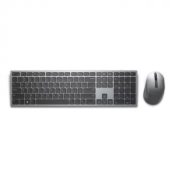 Wireless Keyboard and Mouse Set Dell KM7321W Titan Grey with Batteries Included