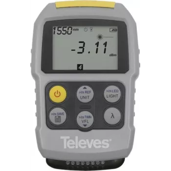 Televes Mini test device OPM VFL for fiber and RJ45 data cables model OPMVFLRJ45