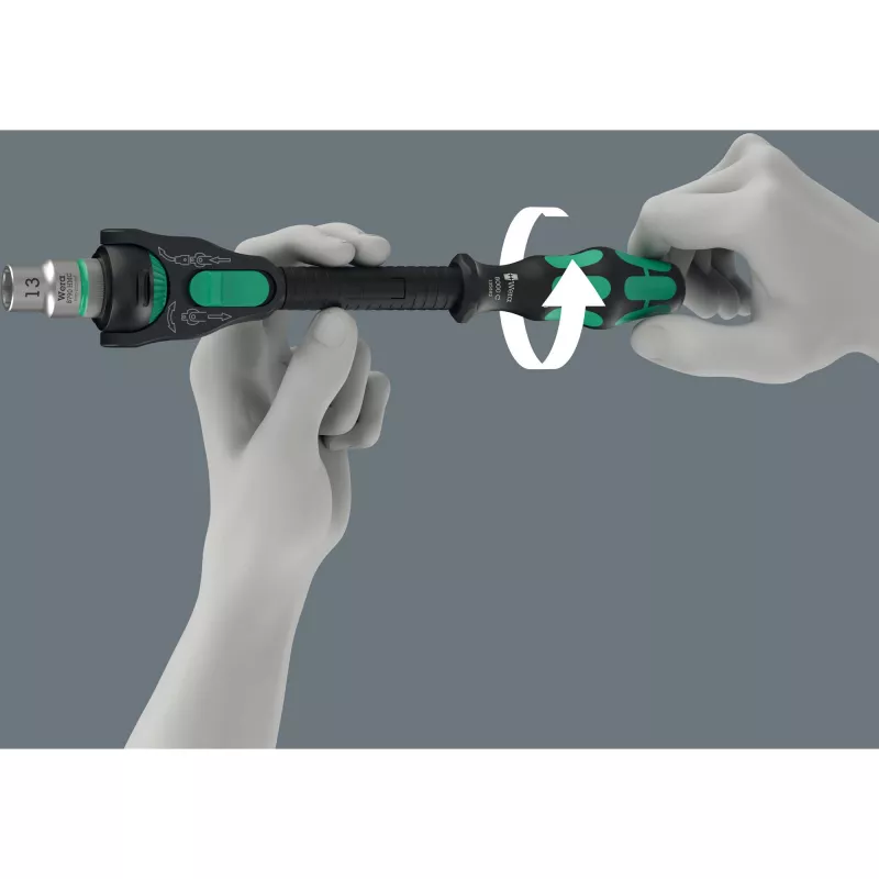 Wrench Ratchet Wera 05135882001 1 pc Black Green