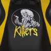 SUBSONIC Subsonic Pro Iron Maiden Killers Gaming Chair — Ergonomic High-Back PU Leather, Adjustable Height, 2D Armrests, Recline to 180°, 120 kg Capacity, Black with Red Accents