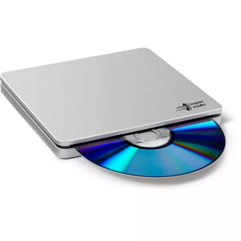 GP70NS50 SLIM, External DVD writer (Silver, external, USB 2.0, 5,25)