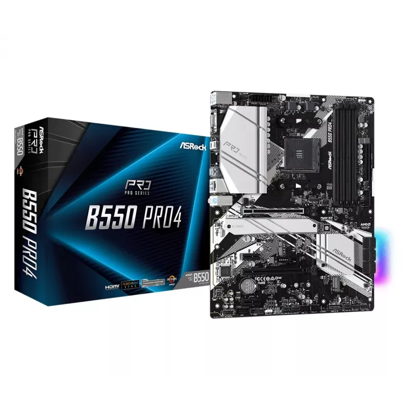Motherboard ASRock B550 PRO4 AMD B550 Socket AM4 ATX