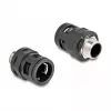 Conduit coupling DeLOCK 60454 M20 brass external thread black