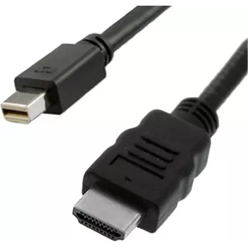 VALUE - Video Cable - DisplayPort / HDMI - Mini DisplayPort (M) to HDMI (M) - 3 m - Shielded - Black (11.99.5797)