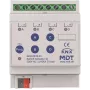 MDT AKS-0416.03 switching actuator 4-way, 4TE, REG, 16A, 230VA (AKS-0416.03)