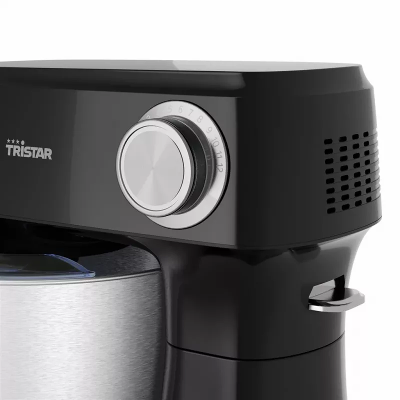 Tristar MX-4870 Kitchen Machine, 800 W, 4.5 L stainless steel bowl, Black