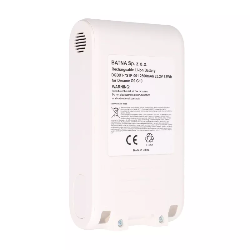Battery, vacuum cleaner G9 G10 25.2V 2500mAh