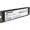 Internal SSD PATRIOT P300 512 GB M.2 PCIe NVMe — Read 1700 MB/s, Write 1200 MB/s, 3D NAND, 3.8 mm, TBW 240
