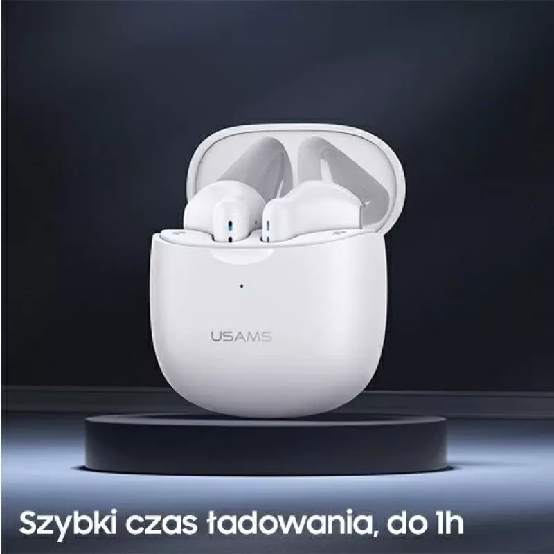 Bluetooth Headphones Usams TW S 5.0 IA Series White