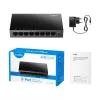 Managed switch Cudy GS108E 8-port Gigabit Ethernet, 8x 10/100/1000 Mbps, metal case, 16 Gbps switching, IGMP & DHCP snooping