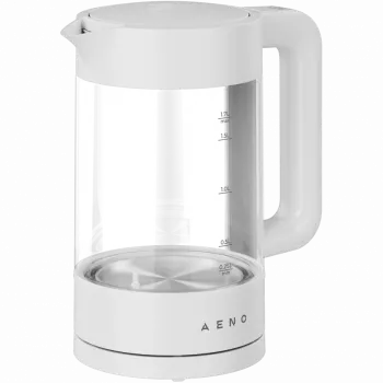 Electric Kettle, white, 220-240V, 1850-2200W, 1.7L, Keep warm 30 min, 40,60,80,90,100, console in Handle