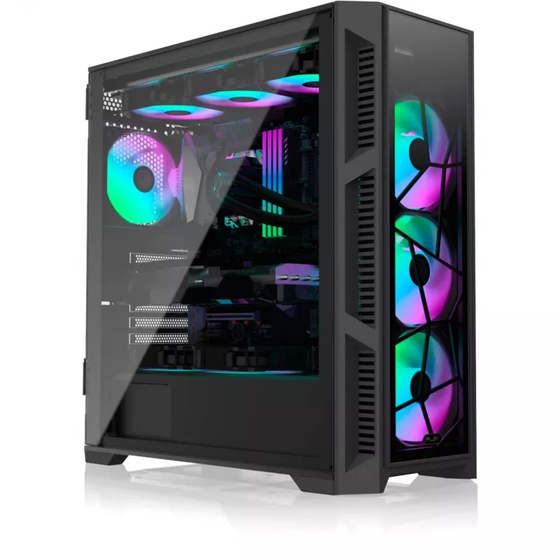 PONOS Ultra, Midi Tower, PC, Black, ATX, EATX, micro ATX, Mini-ITX, SPCC, Housing