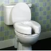 Soft raised toilet seat, 5 cm