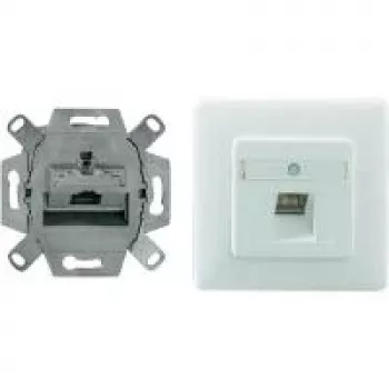 Socket outlet RJ-45 Rutenbeck 138112030 White
