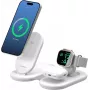 Wireless charging stand ALOGIC PACKAWAY 3IN1 QI2 White 10W Fast Charging
